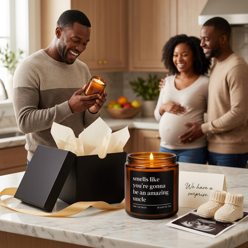 Smells Like You’re Gonna Be an Amazing Uncle Candle