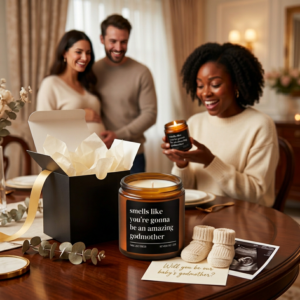 Smells Like You’re Gonna Be an Amazing Godmother Candle