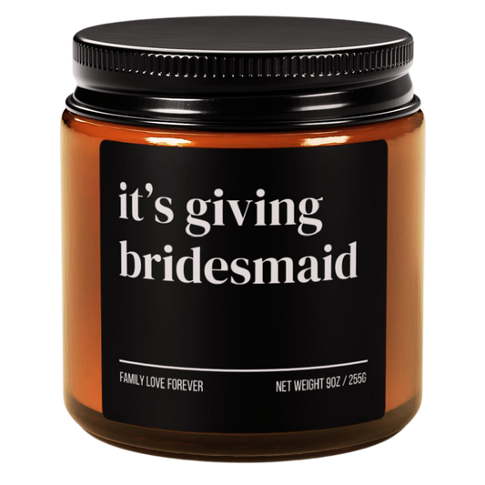 It’s Giving Bridesmaid Candle