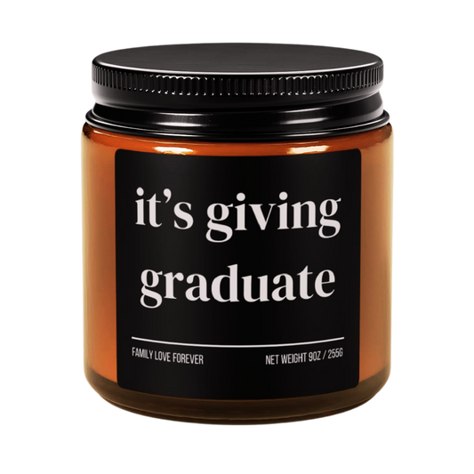 It's Giving Graduate Candle